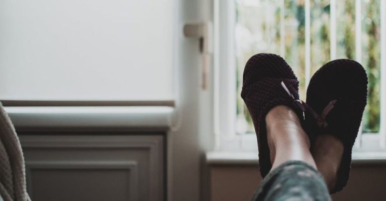 Rest - Person Wearing Pair of Black Slides