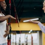 Dance-Based Cardio - Man And Woman Standing Face to Face