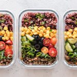 Meal Planning - Flat Lay Photography of Three Tray of Foods