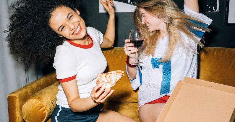 Meal Timing - Two Young Women Having Fun